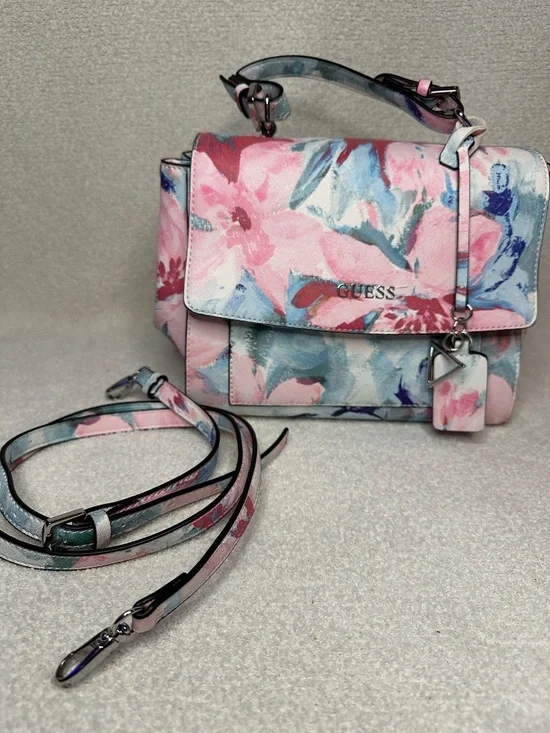 GUESS Pastel Floral Print Bag - Picture 10 of 10